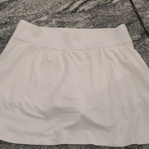 Woman's white Puma skort